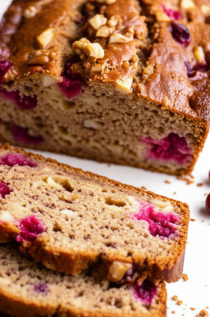 Apple Cranberry Bread image