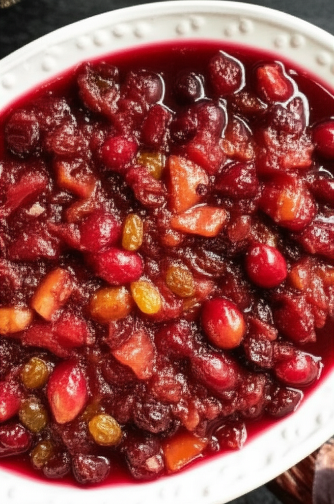 Apple Cranberry Chutney image