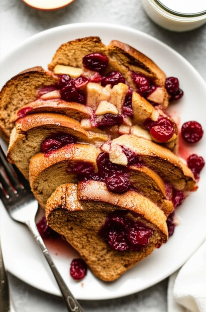 Apple Cranberry French Toast image