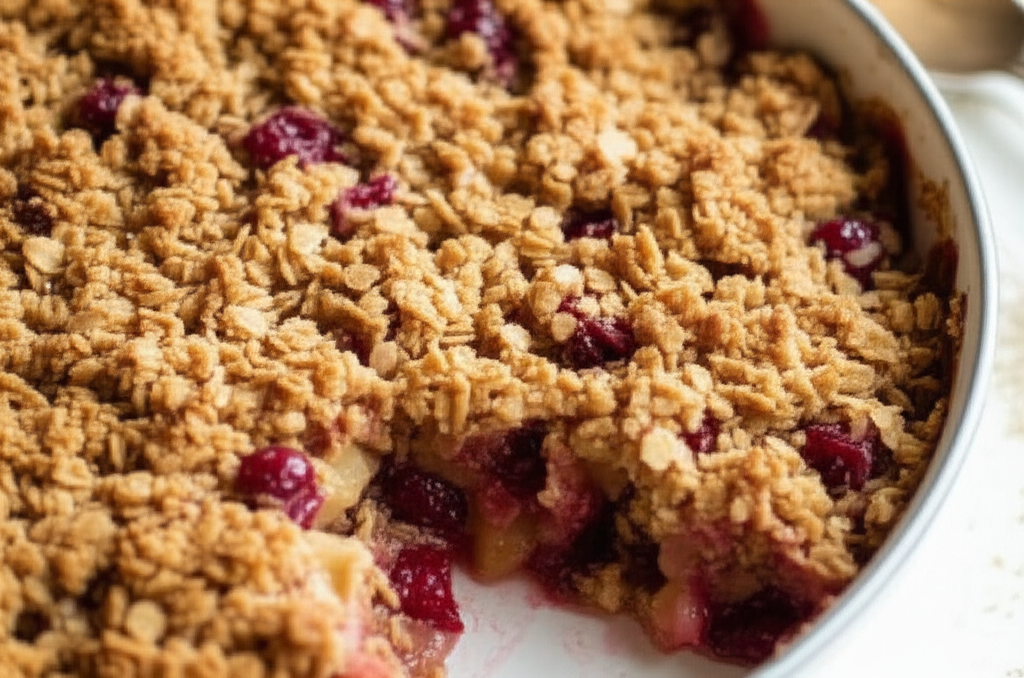 Apple Cranberry Pear Crisp image