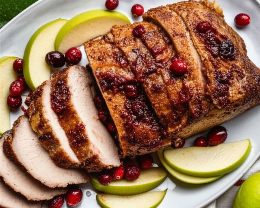 Apple Cranberry Pork Roast image