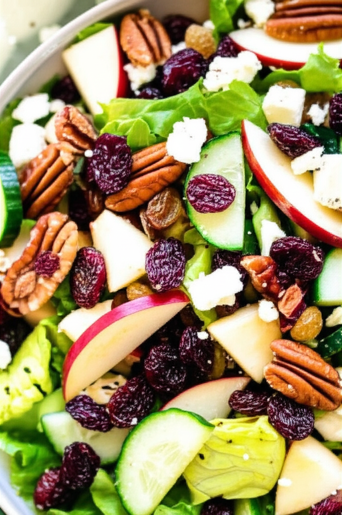 Apple Cranberry Raisin Salad image
