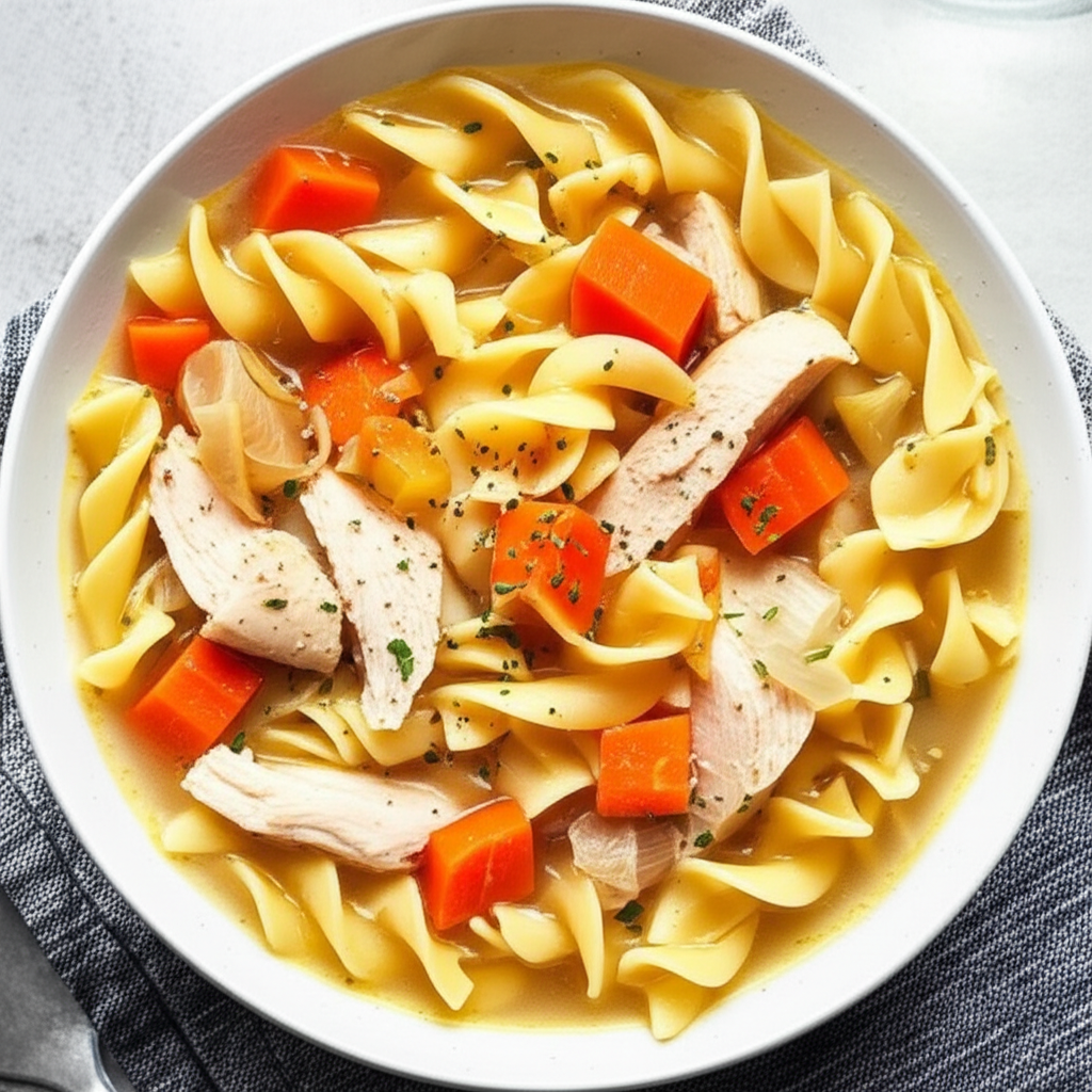 My Own Lazy Day Recipe Chicken Noodle Soup image