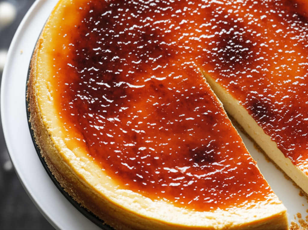 Apple Creme Brulee Cheesecake image