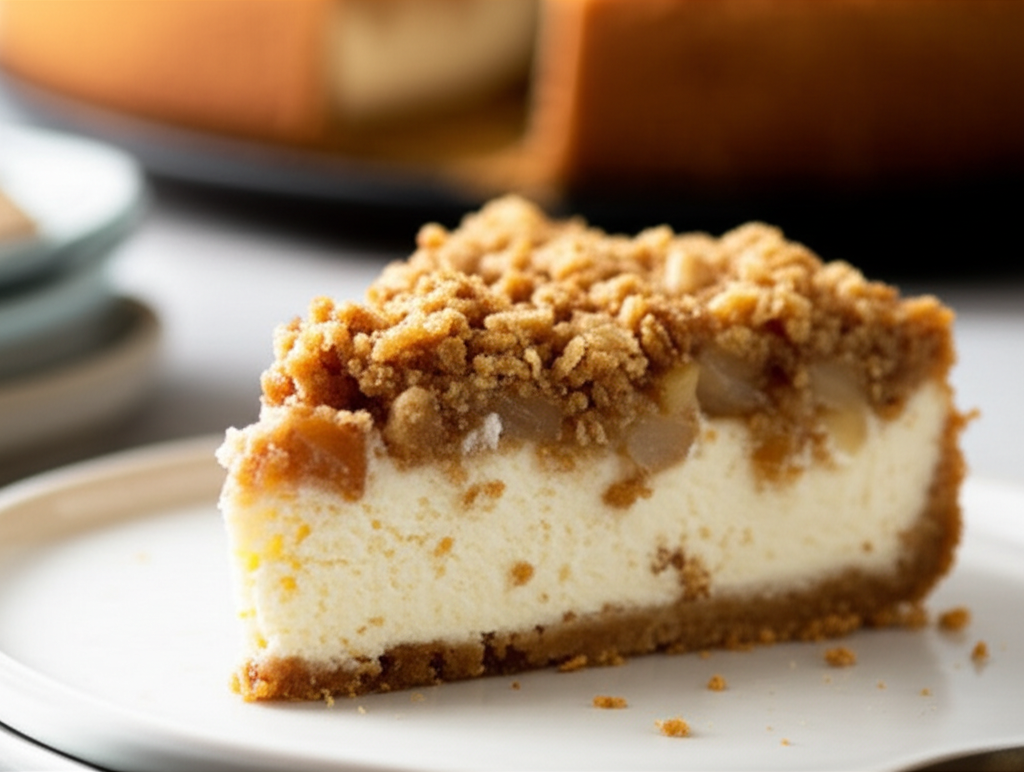 Apple Crisp Cheesecake image
