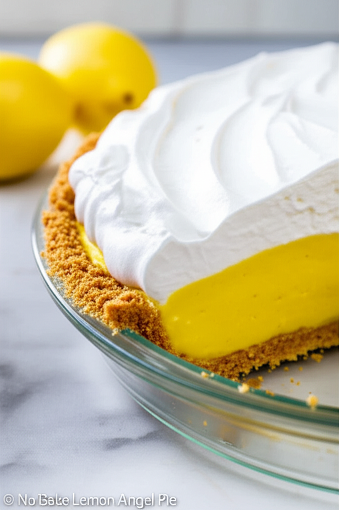 No Bake Lemon Angel Pie image