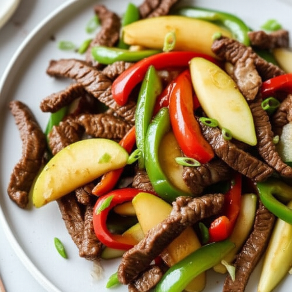 Crunchy Apple Beef image