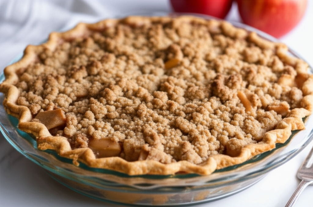 Apple Crumble Pie image