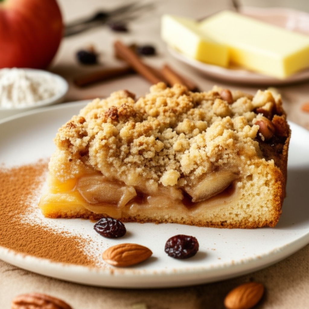 Apple Crumbles Cake image