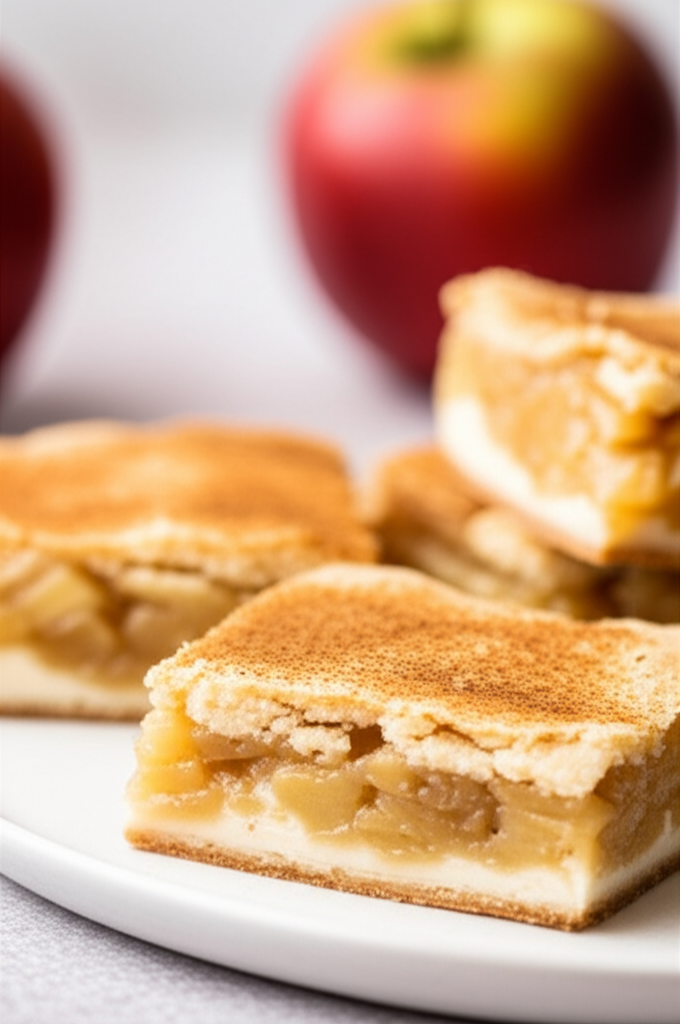 Apple Custard Bars image