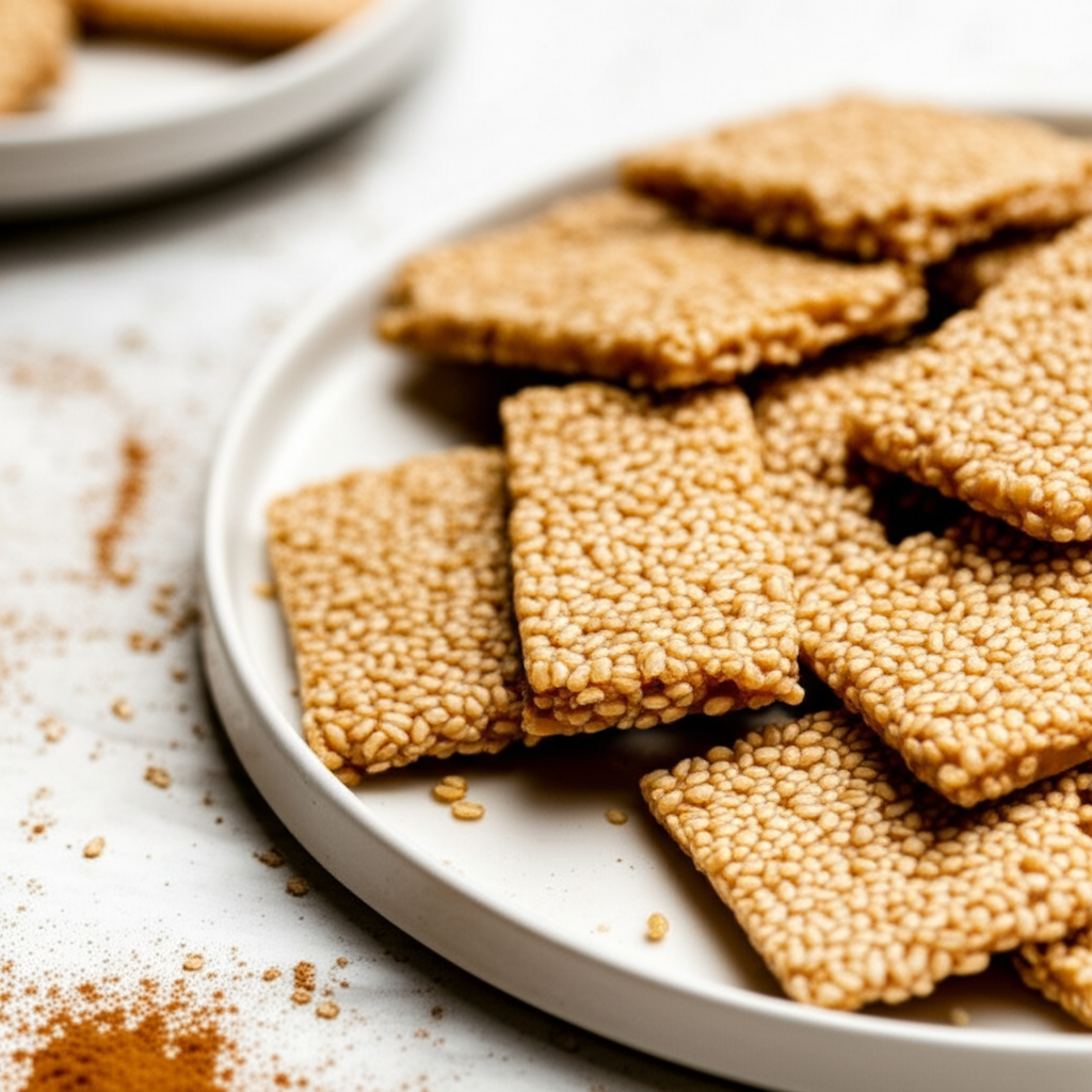 Crunchy Sesame Seed Candy image