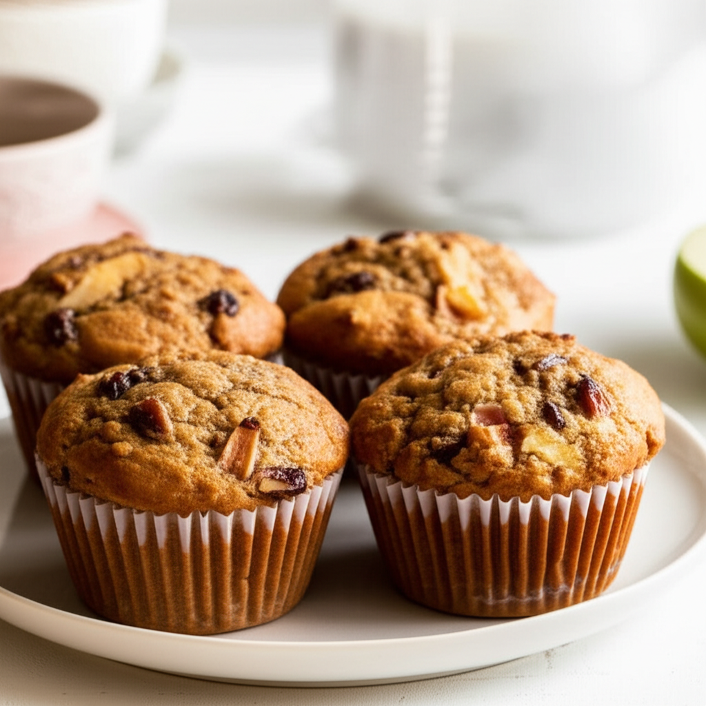 Apple Date Muffins image