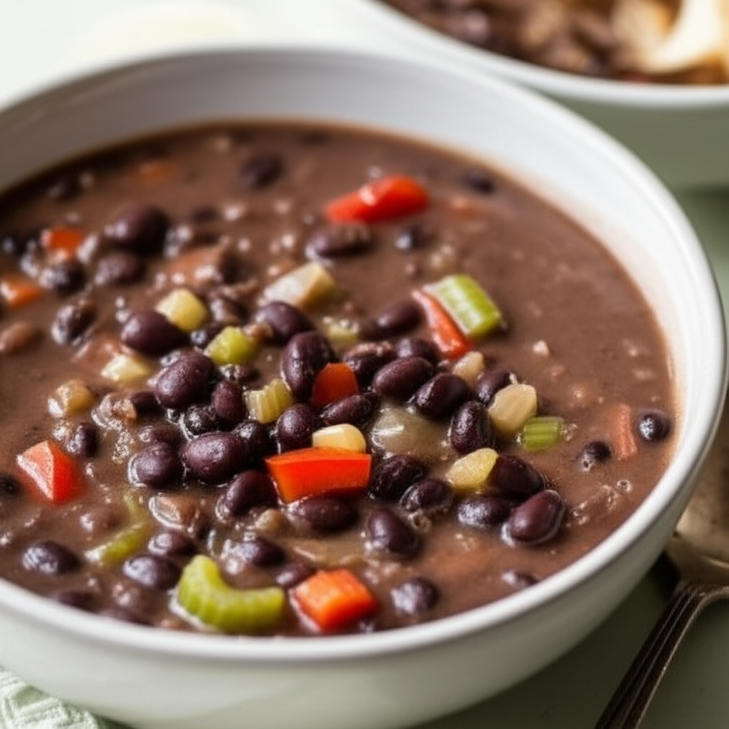 Panera Bread Black Bean Soup image