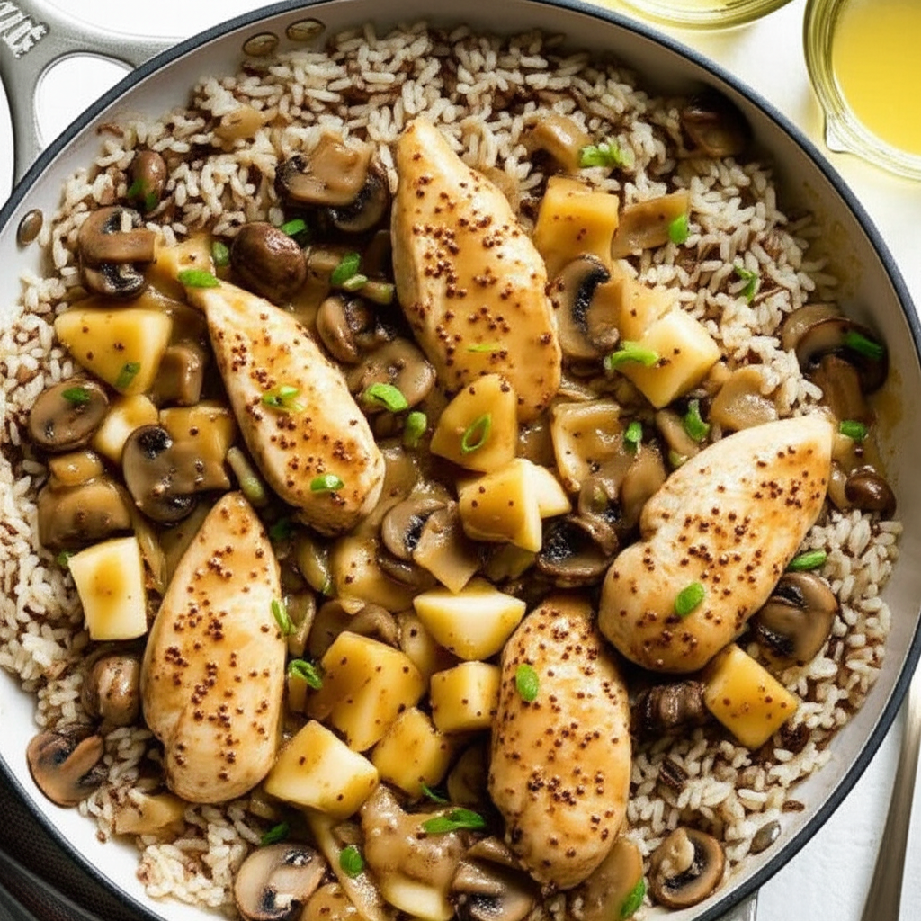Apple Dijon Chicken Skillet image