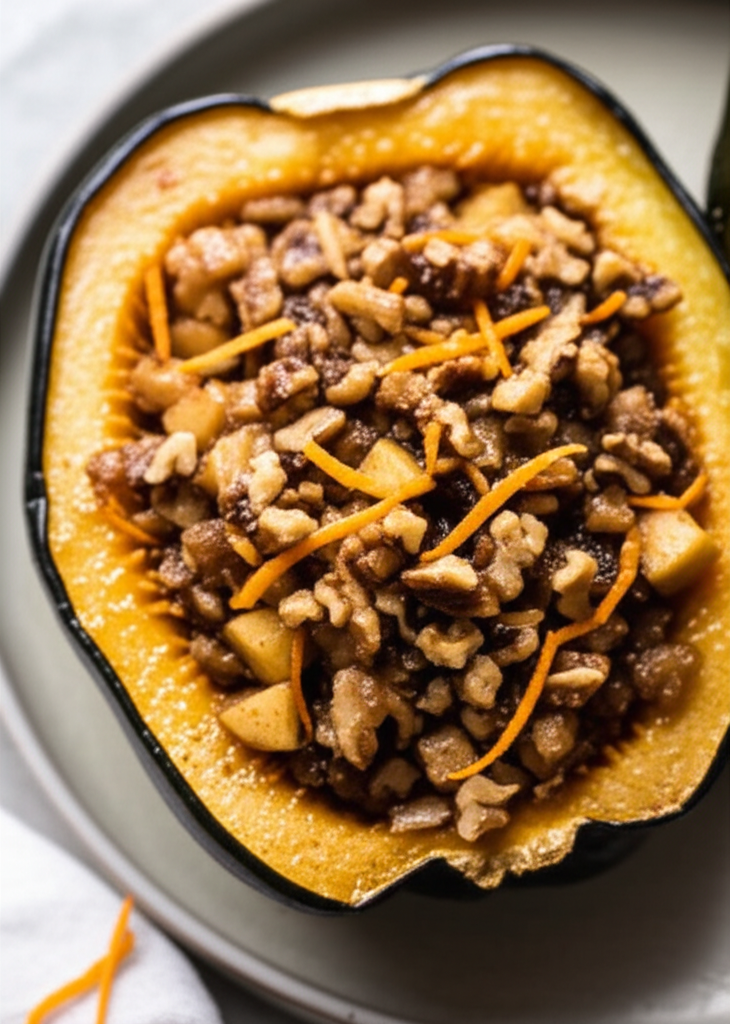Apple Filled Acorn Squash image