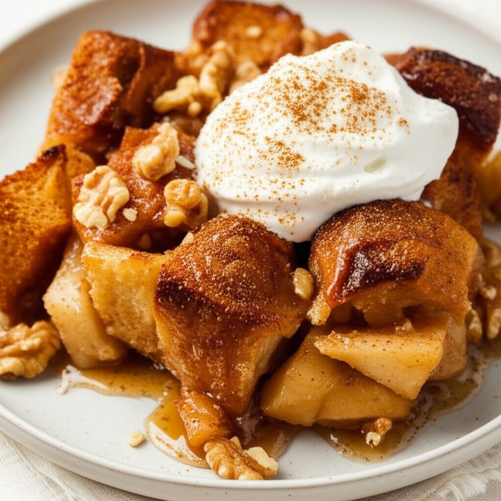 Apple French Bread Bake image