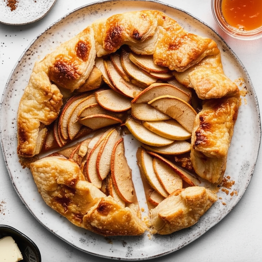 Apple Galette With Puff Pastry image
