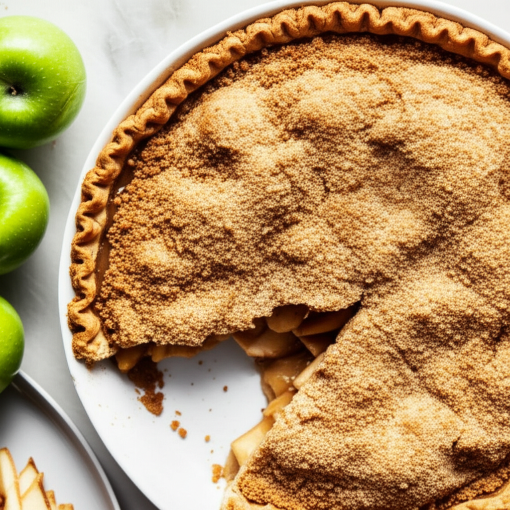 Apple Gingersnap Pie image