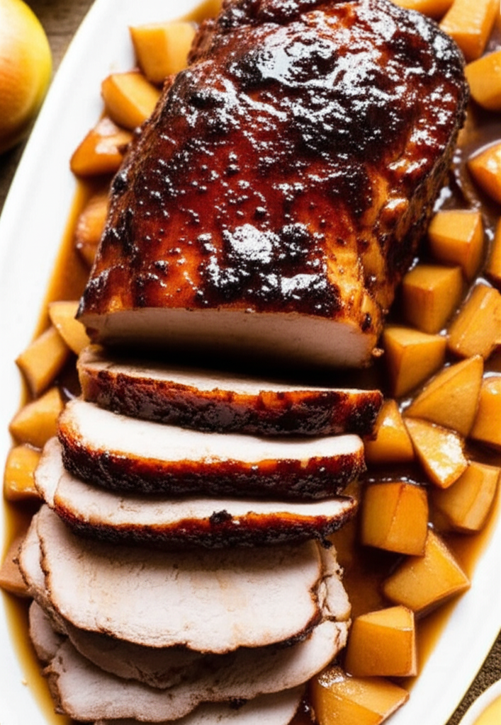 Apple Glazed Pork Roast image