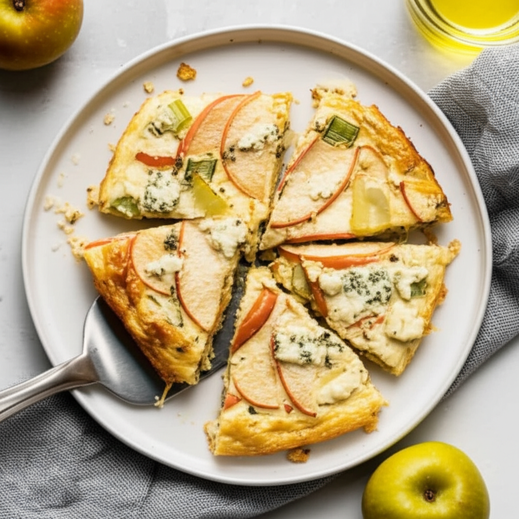 Apple Gorgonzola Frittata image