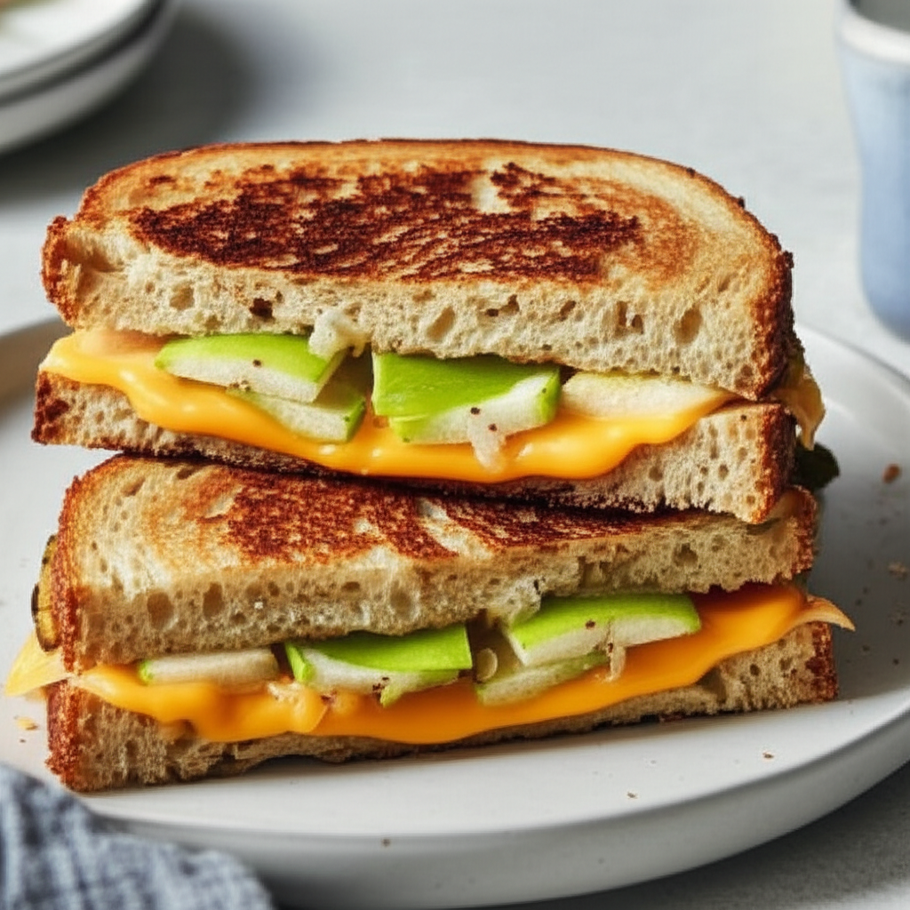 Apple Grilled Cheese Sandwich image