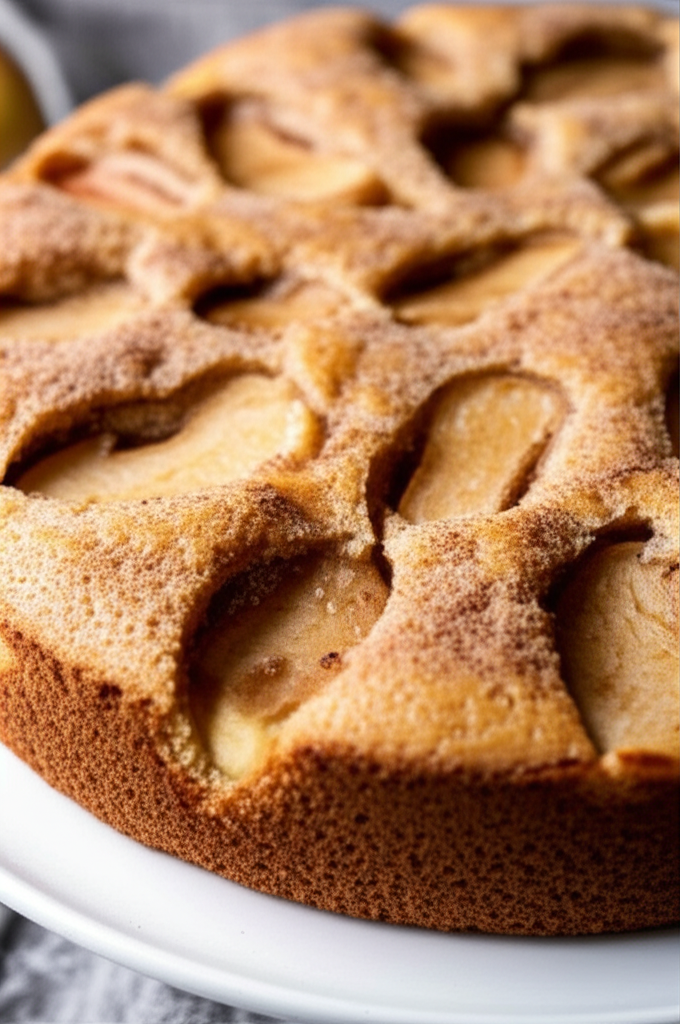 Apple Kuchen Old Fashioned Apple Cake image