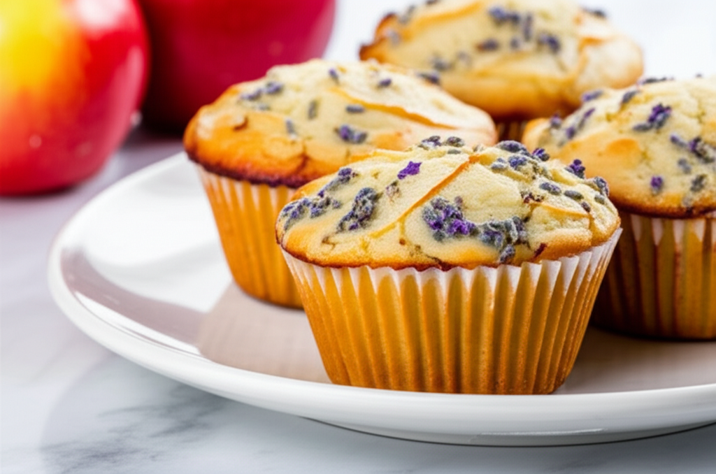 Apple Lavender Muffins image