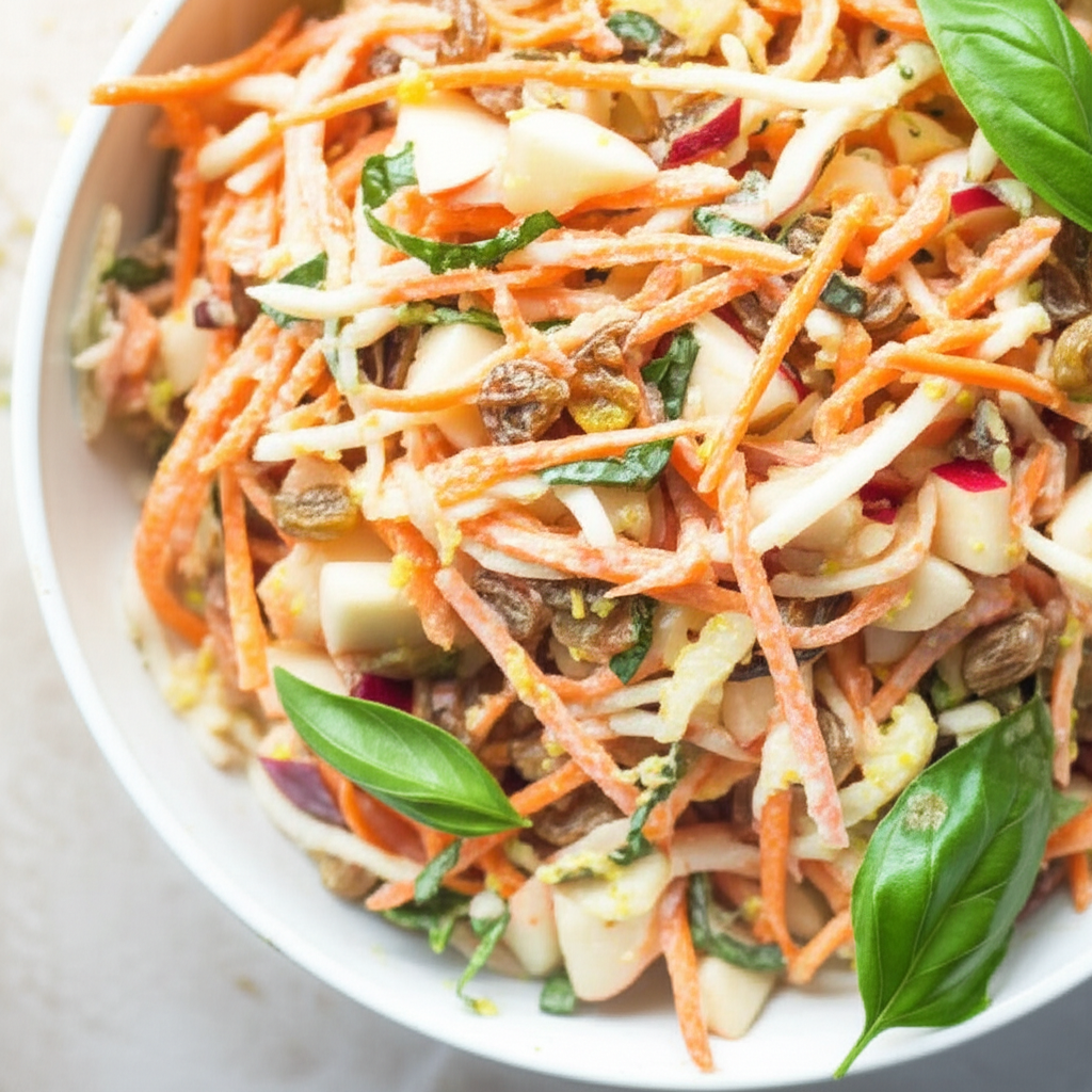 Apple Lemon Basil Salad image