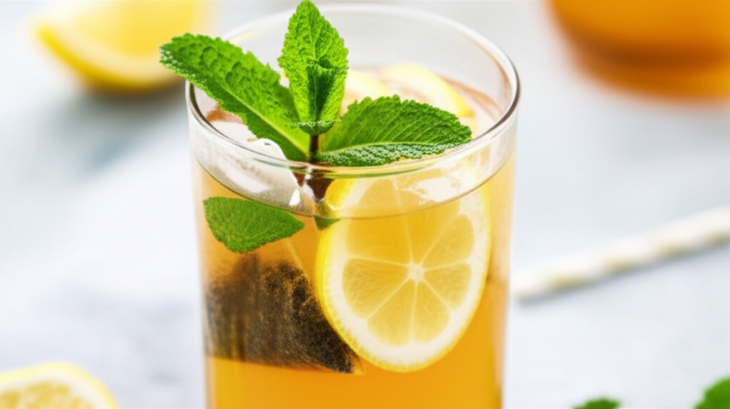 Apple Mint Tea image