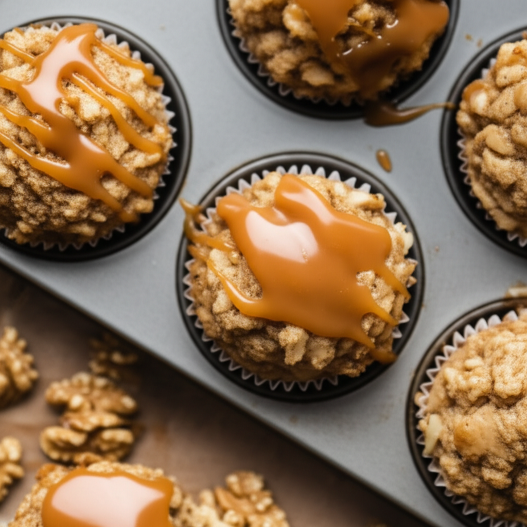 Apple Muffins With Sauce image
