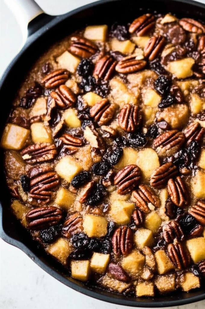 Apple Nut Bread Pudding image