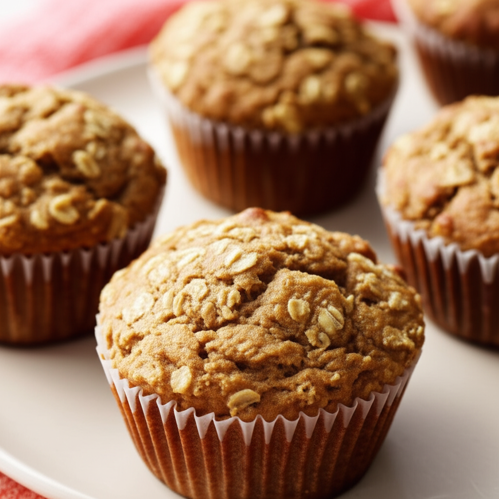 Apple Oat Bran Muffins image