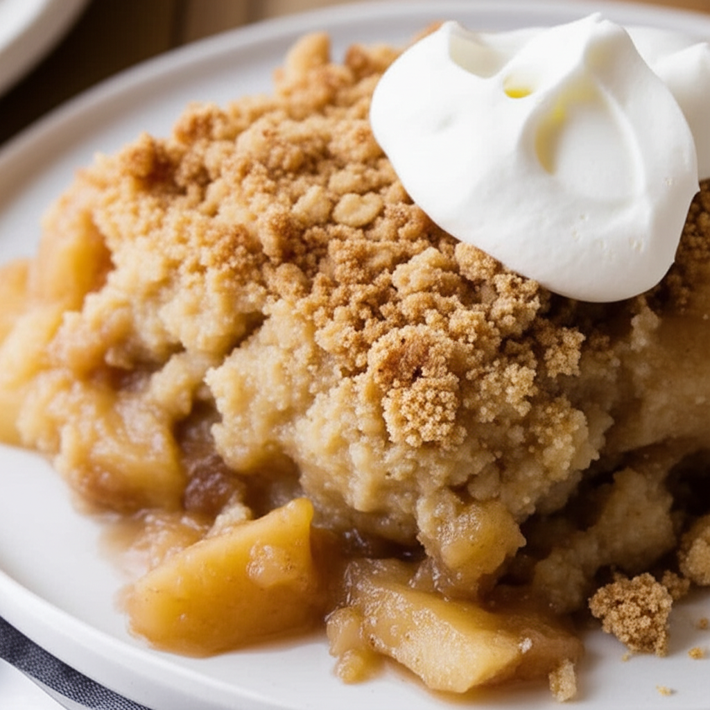 Apple Oatmeal Pudding In The Crock Pot image