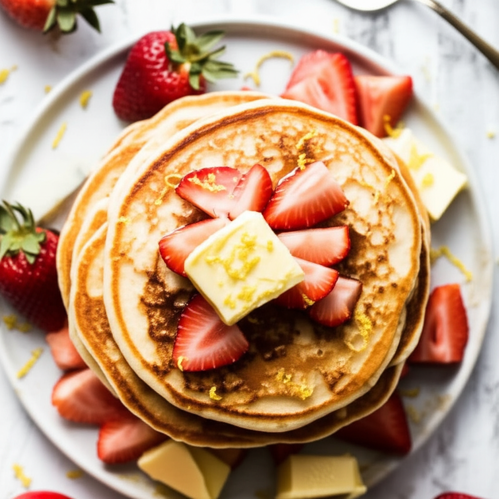 Apple Pancakes With Lemon Spiced Butter image