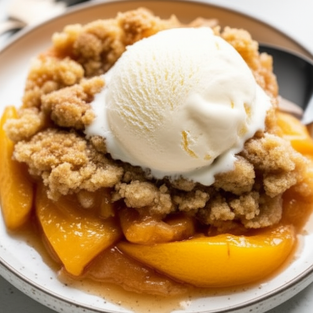 Apple Peach Cobbler image