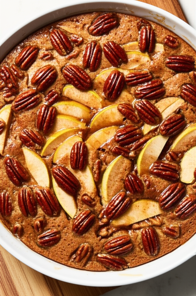 Apple Pecan Baked Pancake image