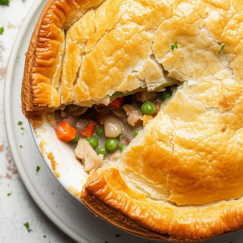 Creamy Chicken Pot Pie Pies Pot Pies Easy Yummy image