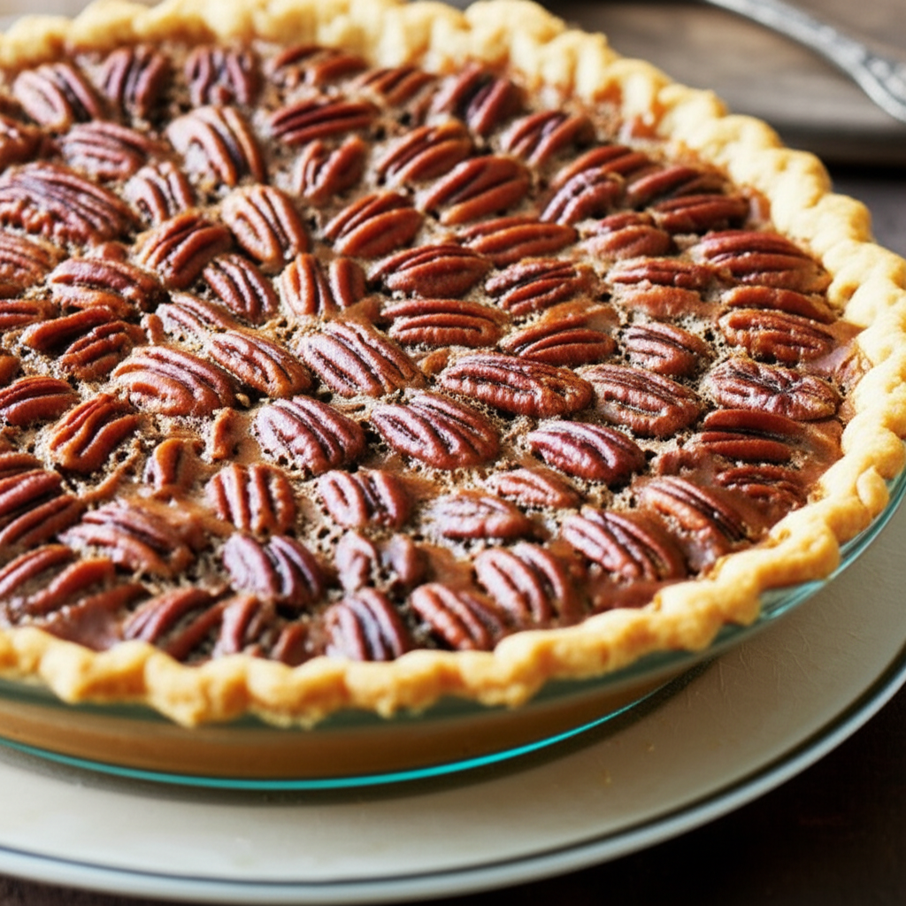 Apple Pecan Praline Pie image