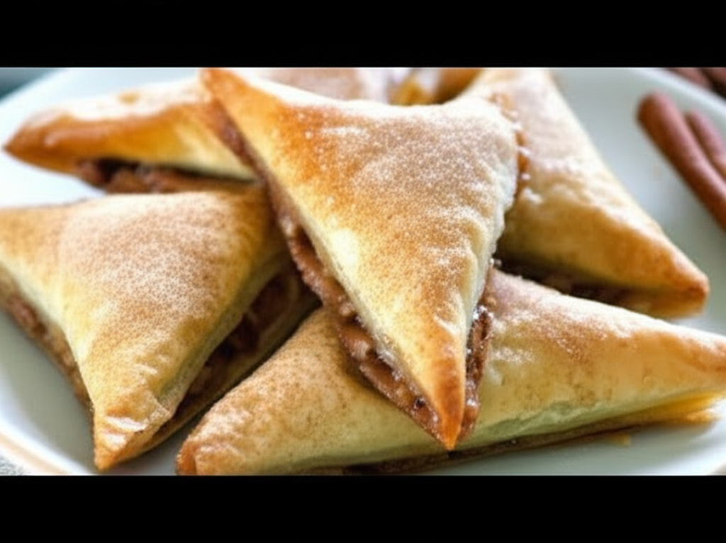 Apple Pecan Triangles image