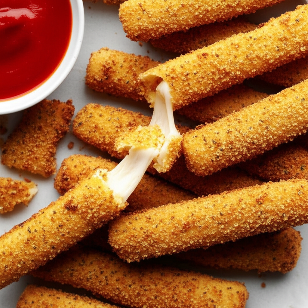 Baked Mozzarella Sticks image
