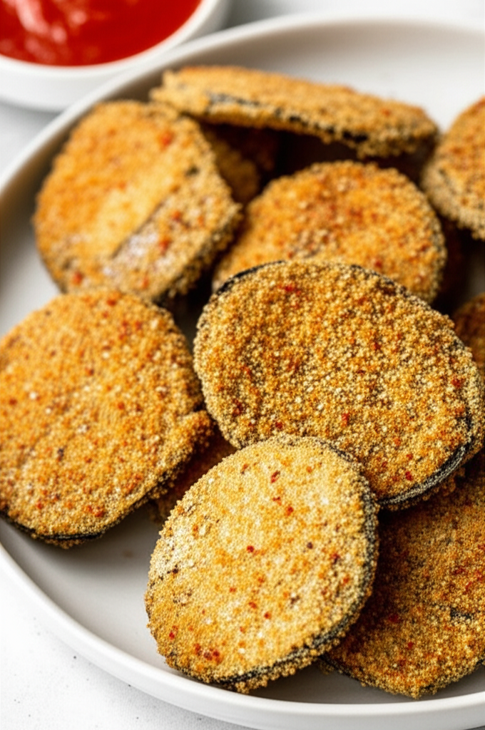 Deep Fried Eggplant Aubergine image