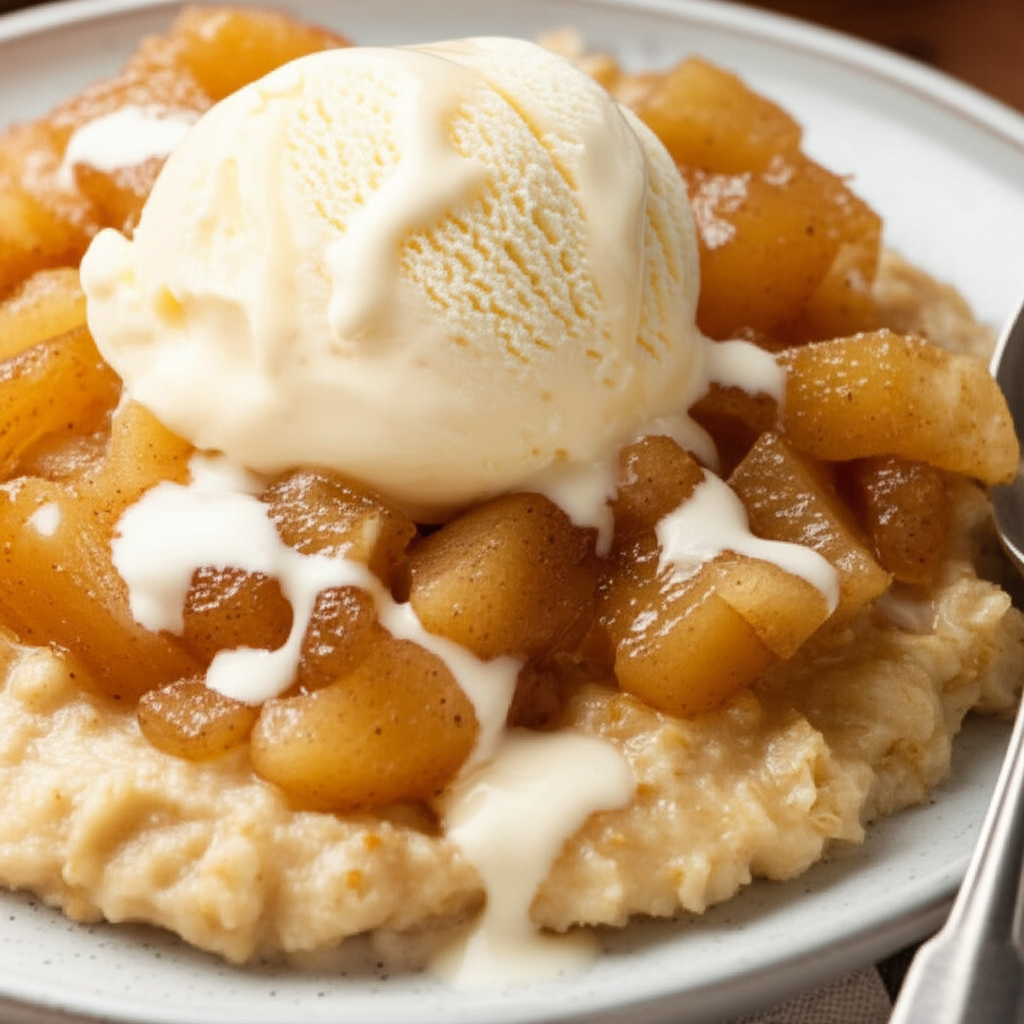 Apple Pie Ala Mode Oatmeal image