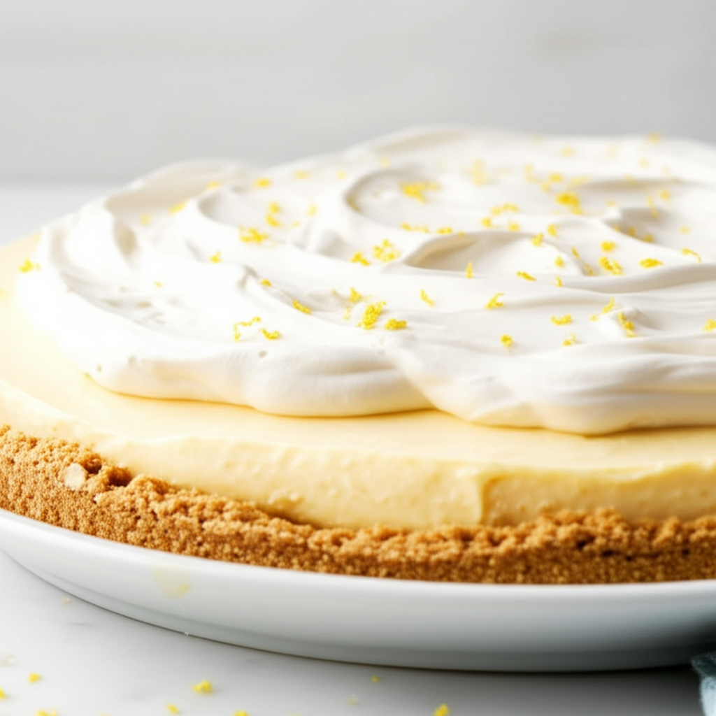 Low Calorie Lemon Chiffon Pie image