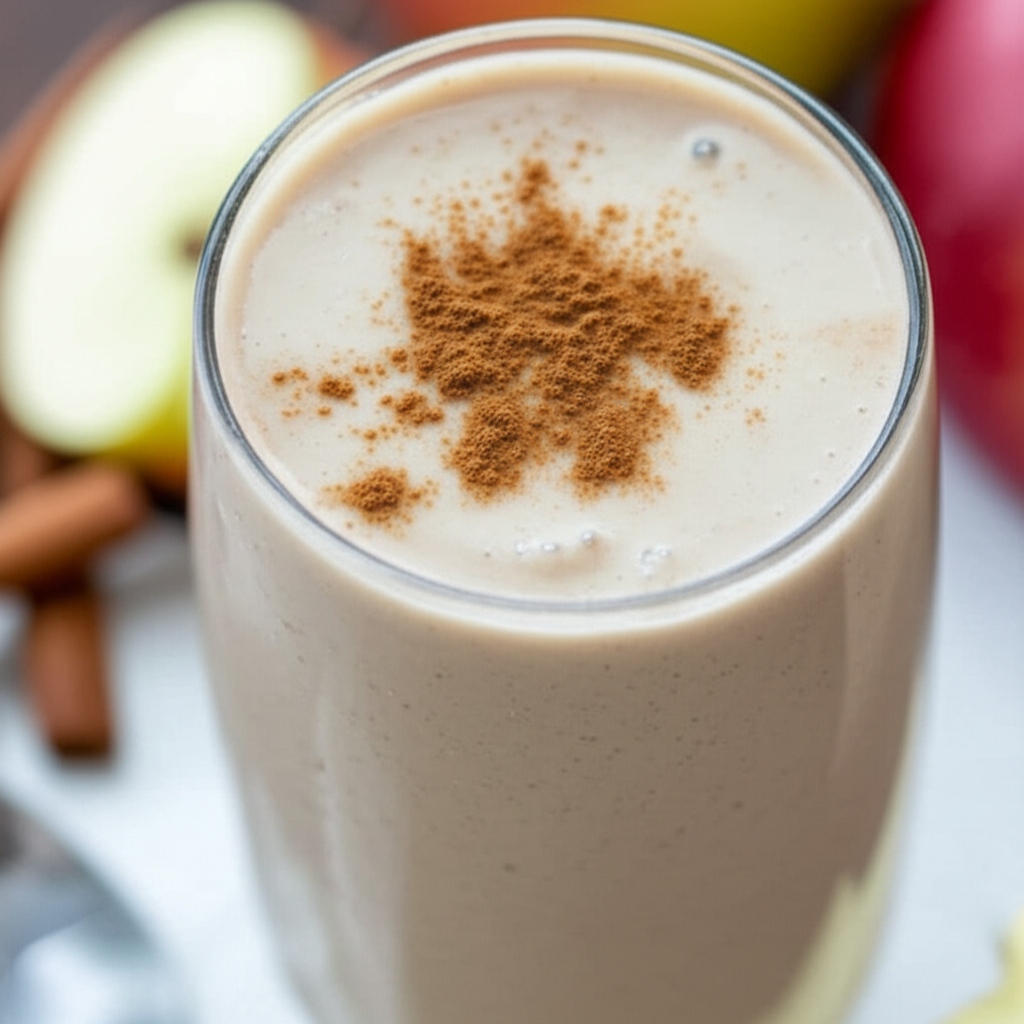 Apple Pie Frosty Protein Smoothie image