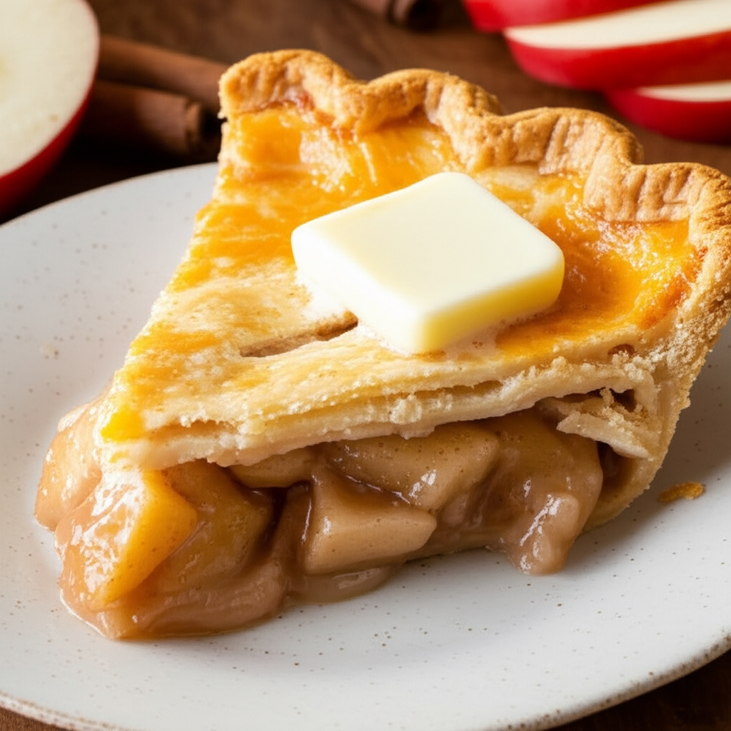 Apple Pie In Cheddar Crust image