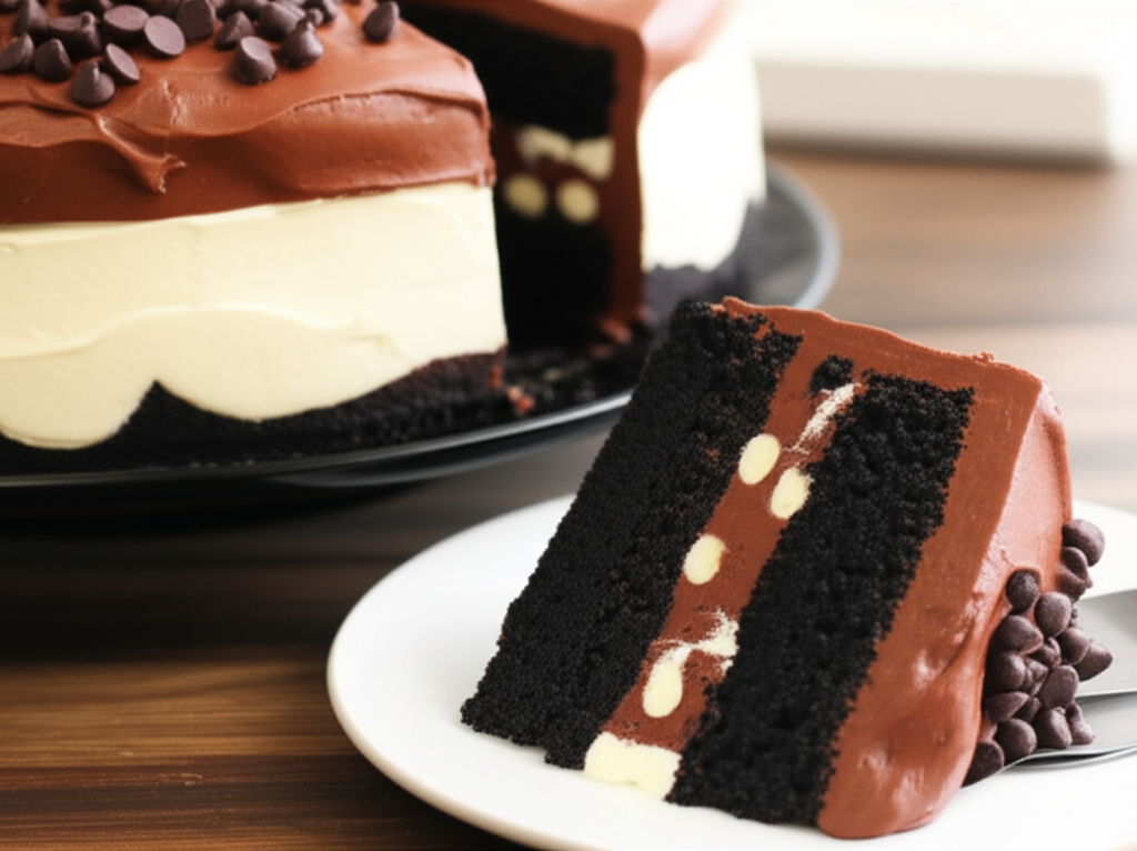 The Real Black Tie Mousse Cake By Olive Garden image