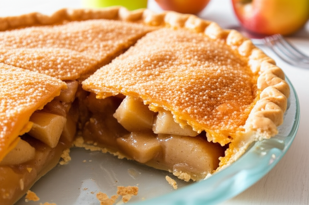 Apple Pie With Cheddar Crust image