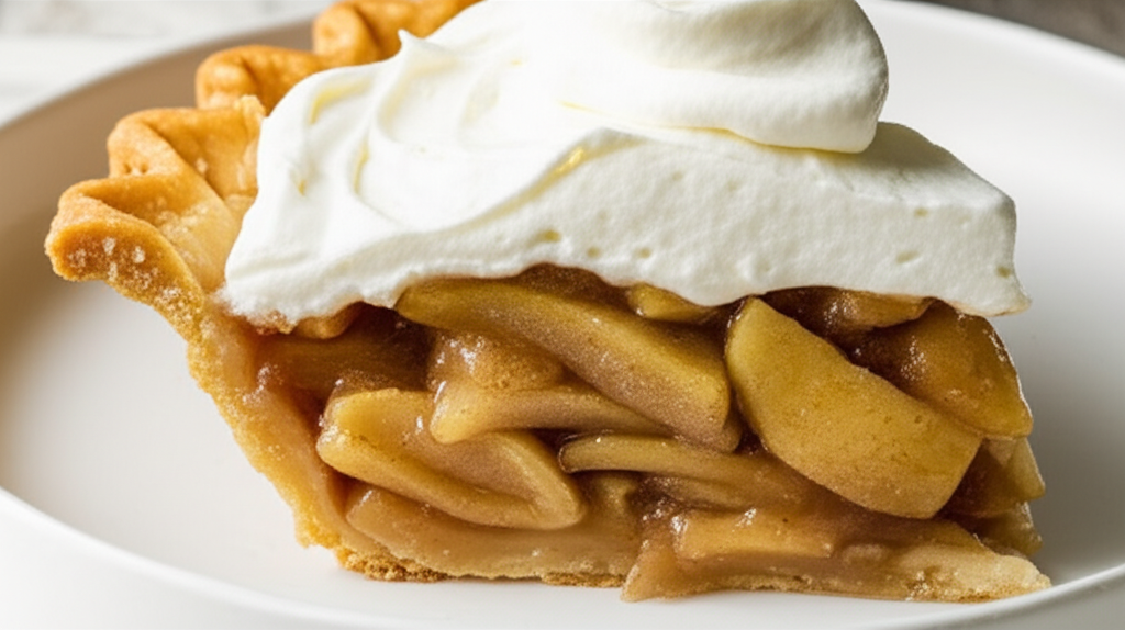 Apple Pie With Fluffy Cream image