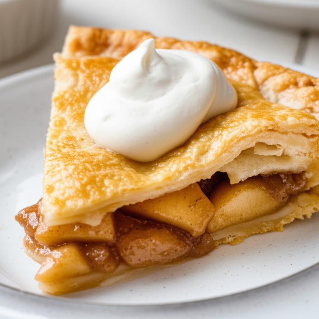 Apple Pie With Heavy Cream image