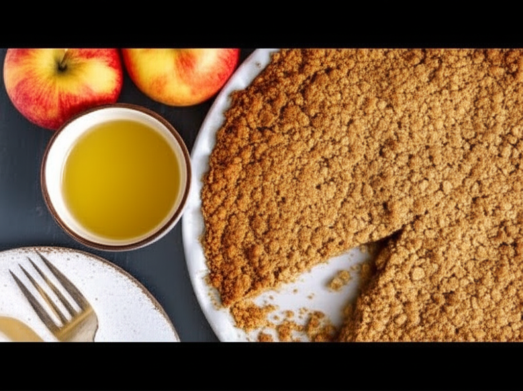 Apple Pie With Oatmeal Cookie Crust image